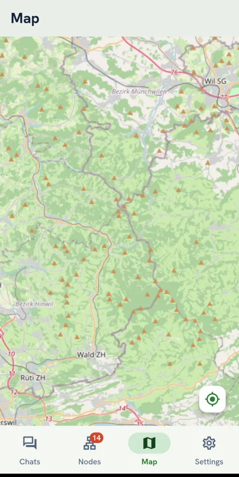 MeshMate map